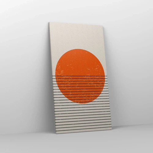 Impression sur toile - Image sur toile - Toujours le soleil - 55x100 cm