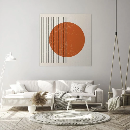 Impression sur toile - Image sur toile - Toujours le soleil - 60x60 cm