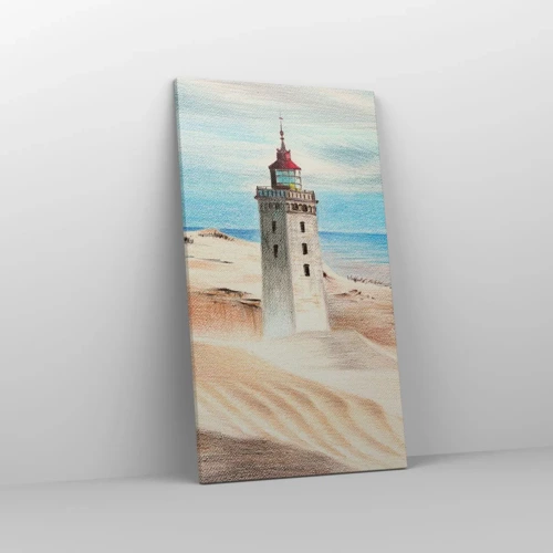 Impression sur toile - Image sur toile - Toujours regarder la mer - 45x80 cm