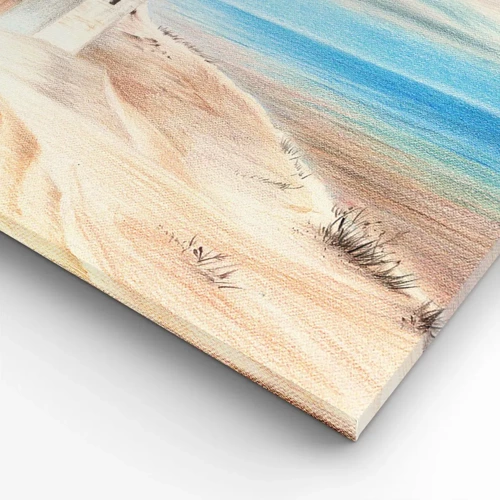 Impression sur toile - Image sur toile - Toujours regarder la mer - 45x80 cm