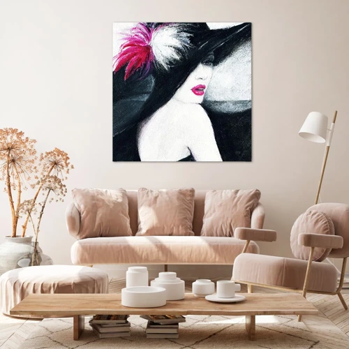 Impression sur toile - Image sur toile - Toujours un secret - 70x70 cm