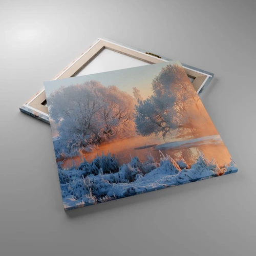 Impression sur toile - Image sur toile - Tout dans le soleil brille en cristal - 60x60 cm