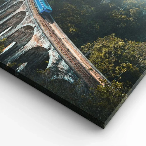 Impression sur toile - Image sur toile - Train nature - 100x70 cm