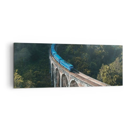 Impression sur toile - Image sur toile - Train nature - 140x50 cm