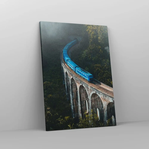Impression sur toile - Image sur toile - Train nature - 50x70 cm