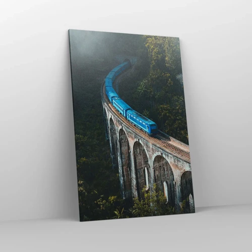 Impression sur toile - Image sur toile - Train nature - 80x120 cm