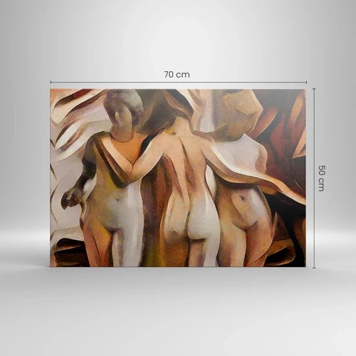 Impression sur toile - Image sur toile - Trois Grâces 2.0 - 70x50 cm