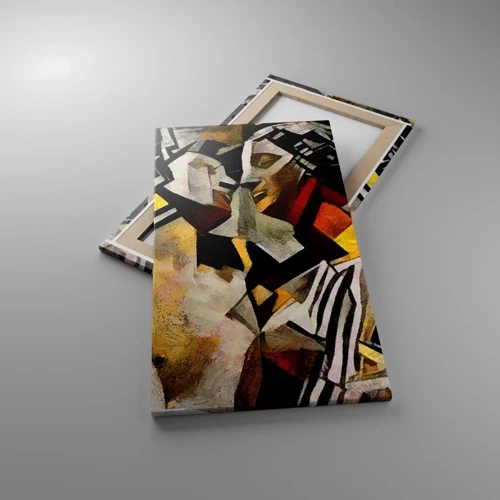 Impression sur toile - Image sur toile - Un baiser sculptural - 45x80 cm