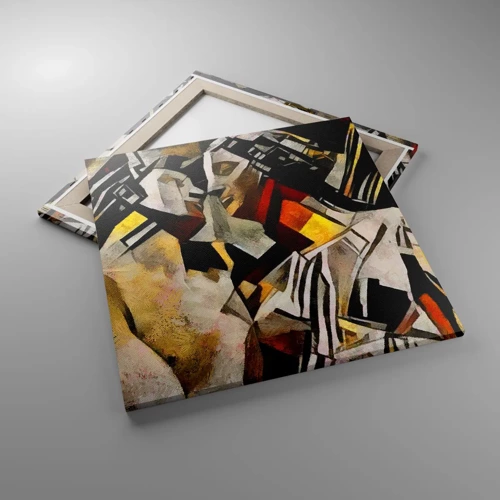 Impression sur toile - Image sur toile - Un baiser sculptural - 60x60 cm