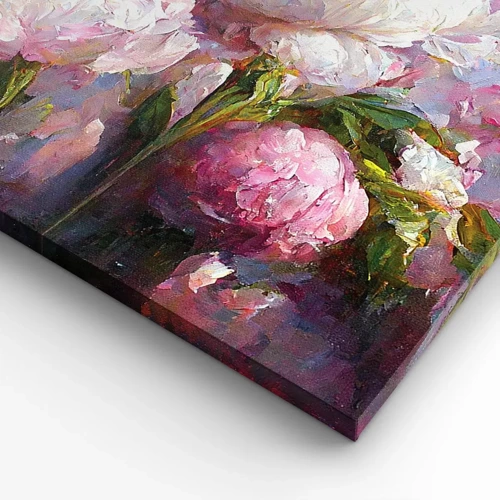 Impression sur toile - Image sur toile - Un bouquet plein de vie - 65x120 cm