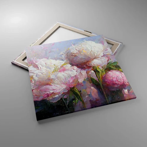 Impression sur toile - Image sur toile - Un bouquet plein de vie - 70x70 cm
