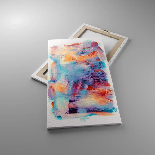 Impression sur toile - Image sur toile - Un désordre coloré - 45x80 cm