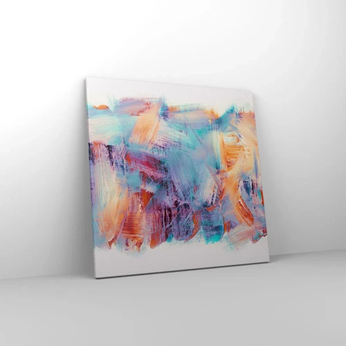 Impression sur toile - Image sur toile - Un désordre coloré - 60x60 cm