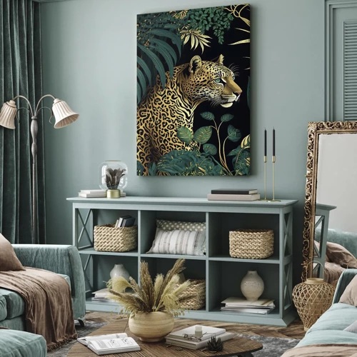 Impression sur toile - Image sur toile - Un hôte dans la jungle - 65x120 cm