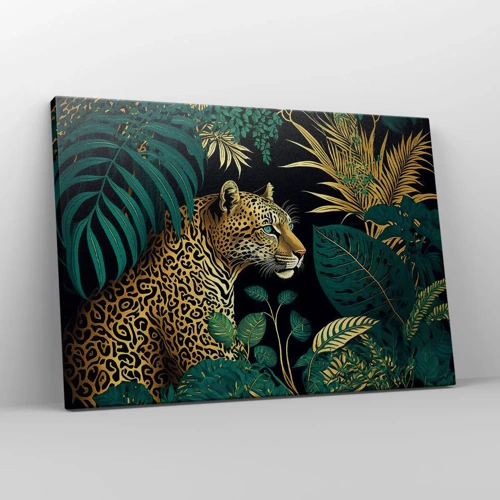 Impression sur toile - Image sur toile - Un hôte dans la jungle - 70x50 cm