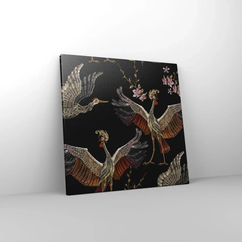 Impression sur toile - Image sur toile - Un oiseau de conte de fées - 40x40 cm
