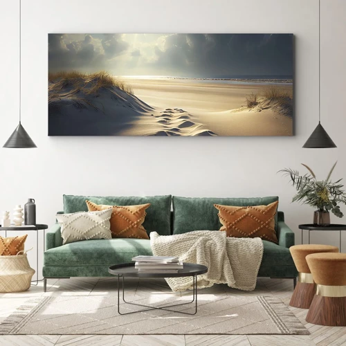 Impression sur toile - Image sur toile - Un paysage apaisant - 100x40 cm