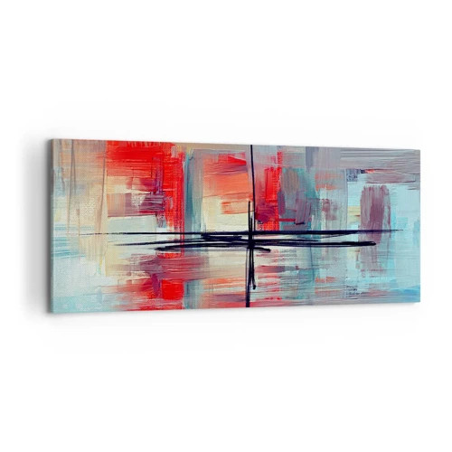 Impression sur toile - Image sur toile - Un paysage dans une dimension inconnue - 100x40 cm