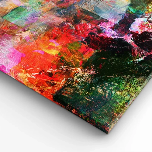 Impression sur toile - Image sur toile - Un voyage à travers les roses - 100x40 cm