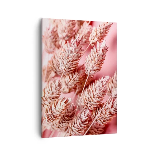 Impression sur toile - Image sur toile - Une cascade florale en rose - 50x70 cm