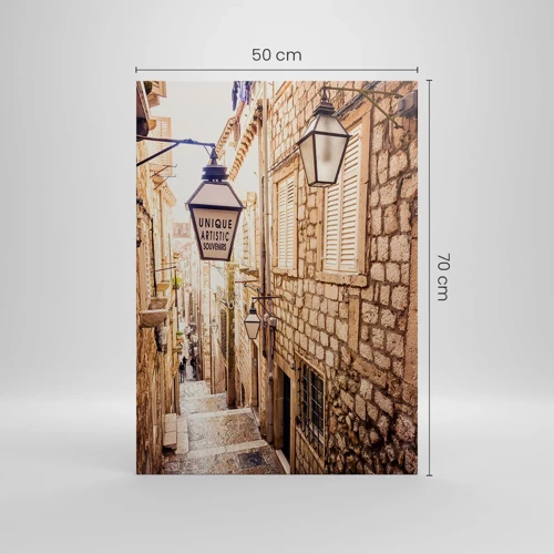 Impression sur toile - Image sur toile - Une charmante ruelle - 50x70 cm