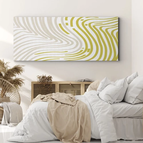 Impression sur toile - Image sur toile - Une composition au léger virage - 100x40 cm