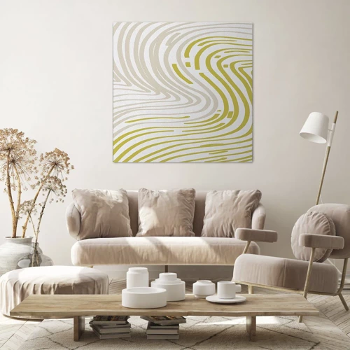 Impression sur toile - Image sur toile - Une composition au léger virage - 30x30 cm