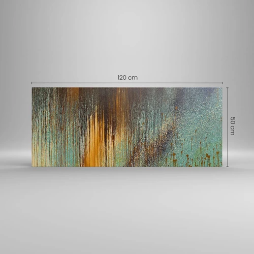 Impression sur toile - Image sur toile - Une composition de couleirs non fortuite - 120x50 cm