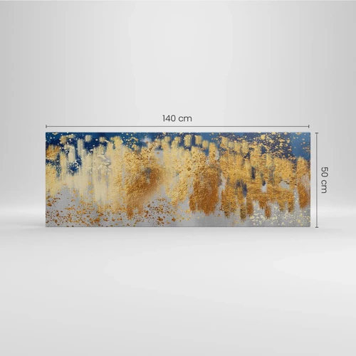 Impression sur toile - Image sur toile - Une composition moderne et pétillante - 140x50 cm