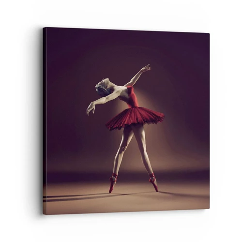 Impression sur toile - Image sur toile - Une danseuse étoile - 30x30 cm