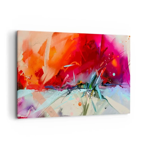 Impression sur toile - Image sur toile - Une explosion de lumières et de couleurs - 120x80 cm