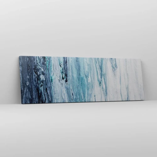 Impression sur toile - Image sur toile - Une glace bleue - 90x30 cm