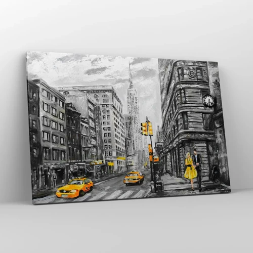 Impression sur toile - Image sur toile - Une histoire new-yorkaise - 120x80 cm