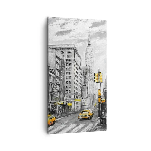 Impression sur toile - Image sur toile - Une histoire new-yorkaise - 45x80 cm