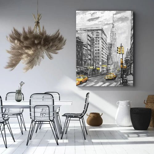 Impression sur toile - Image sur toile - Une histoire new-yorkaise - 45x80 cm