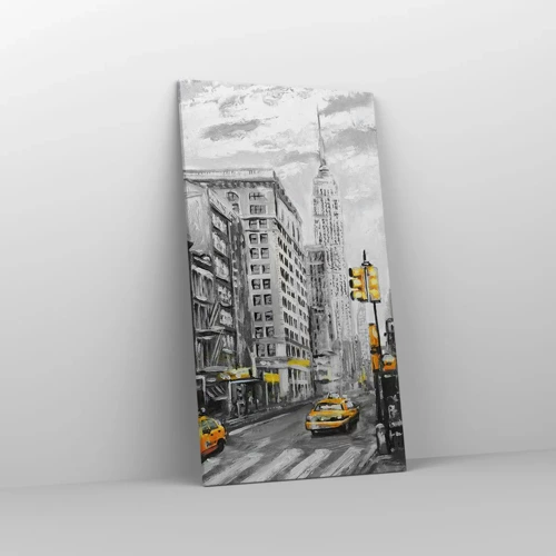 Impression sur toile - Image sur toile - Une histoire new-yorkaise - 55x100 cm