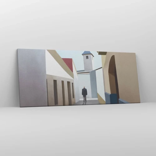 Impression sur toile - Image sur toile - Une promenade ensoleillée - 120x50 cm