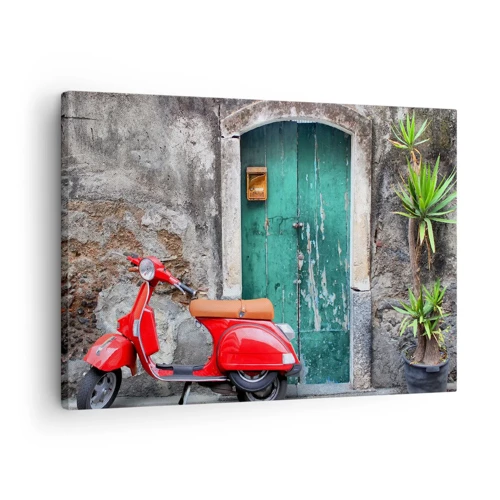 Impression sur toile - Image sur toile - Vacances italiennes - 70x50 cm