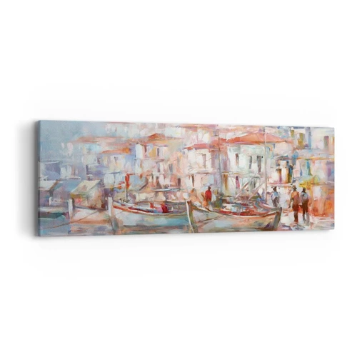Impression sur toile - Image sur toile - Vacances pastelles - 90x30 cm