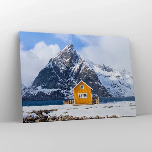 Impression sur toile - Image sur toile - Vacances scandinaves - 100x70 cm