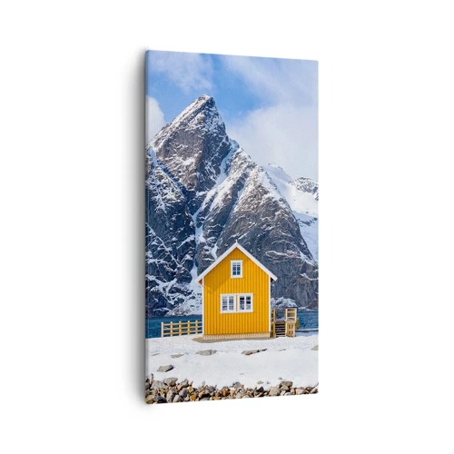 Impression sur toile - Image sur toile - Vacances scandinaves - 55x100 cm