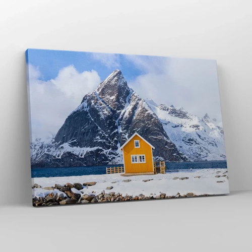 Impression sur toile - Image sur toile - Vacances scandinaves - 70x50 cm