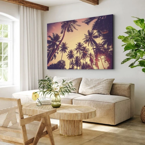 Impression sur toile - Image sur toile - Variation tropicale - 70x50 cm