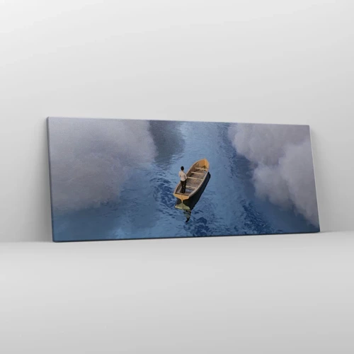 Impression sur toile - Image sur toile - Vie – voyage – inconnu - 100x40 cm