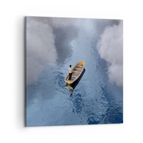 Impression sur toile - Image sur toile - Vie – voyage – inconnu - 60x60 cm