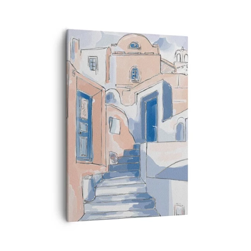 Impression sur toile - Image sur toile - Ville exotique - 50x70 cm