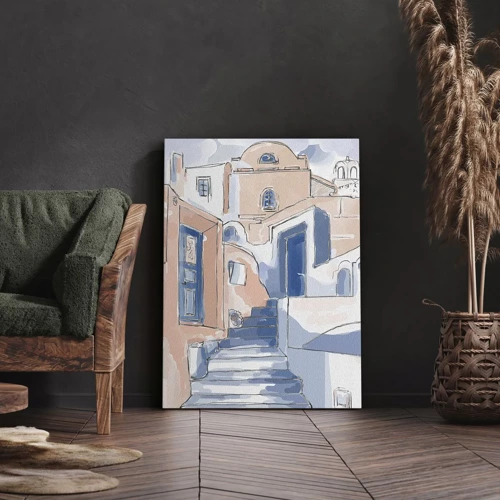 Impression sur toile - Image sur toile - Ville exotique - 50x70 cm