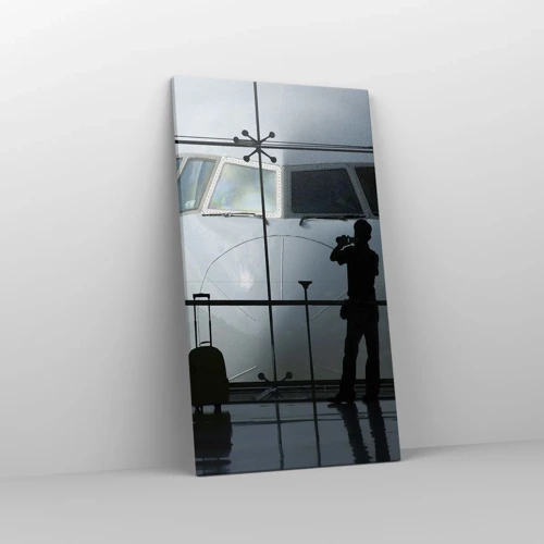 Impression sur toile - Image sur toile - Vis-à-vis de l'aéroport - 45x80 cm