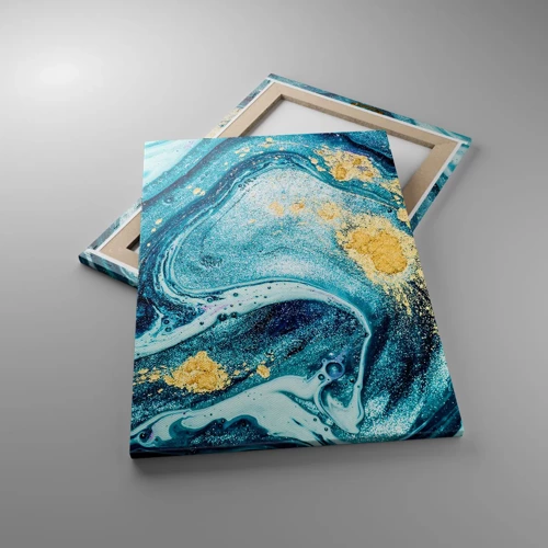 Impression sur toile - Image sur toile - Vortex bleu - 50x70 cm