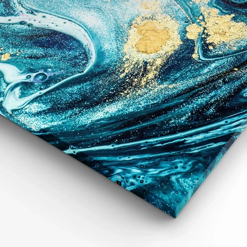 Impression sur toile - Image sur toile - Vortex bleu - 50x70 cm